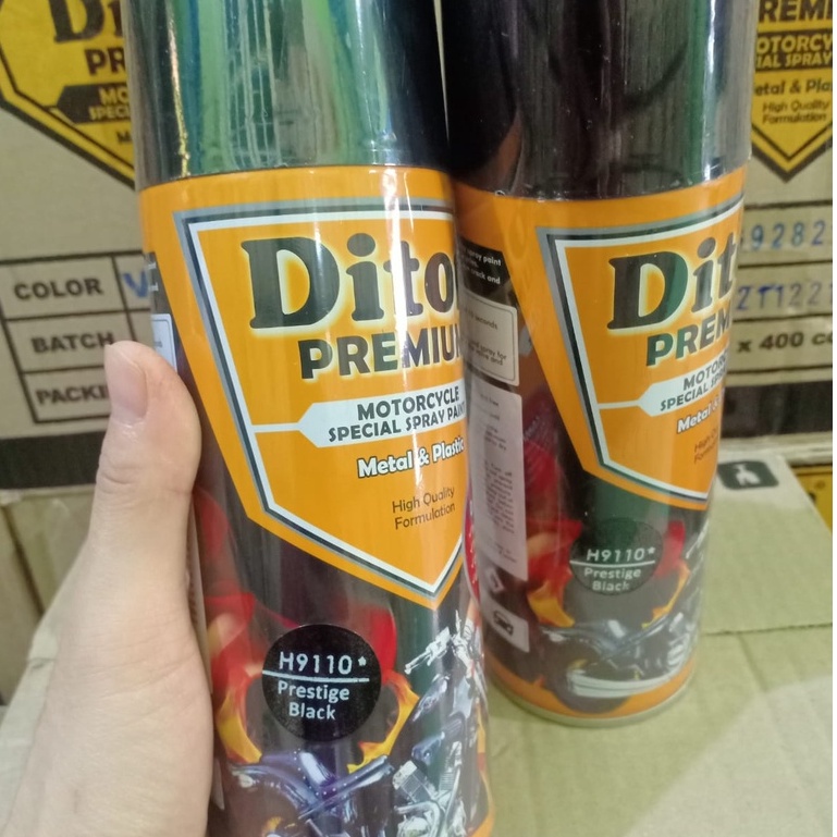 New DITON Premium HONDA COLORS Pilok Pilox Cat Semprot H9110* Prestige Black / 9110 Hitam Scoopy Prestige Black (400cc)