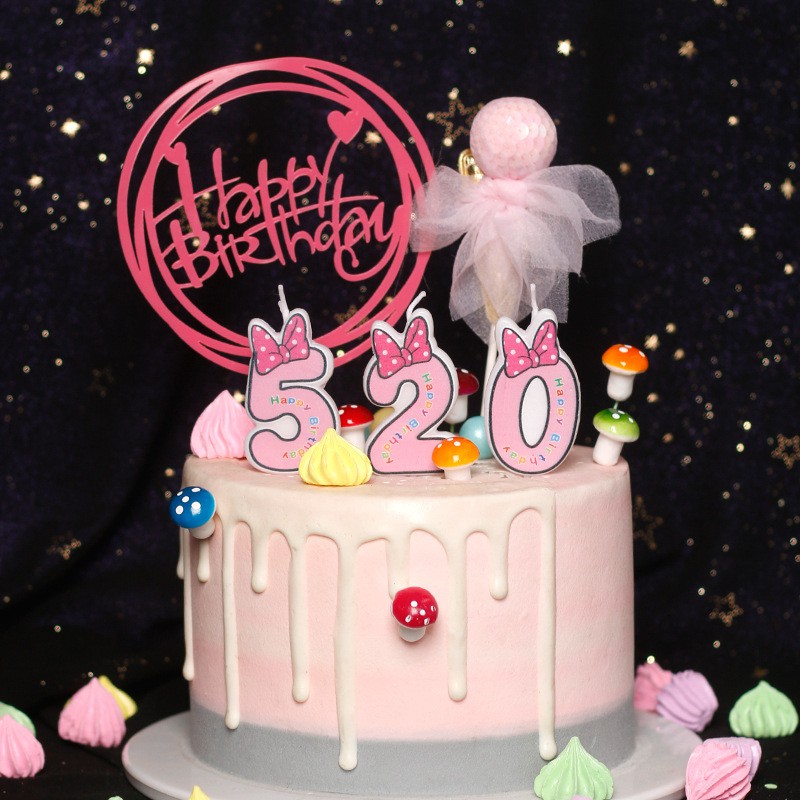 PartyHouse.Medan Lilin Angka Ulang Tahun Model Pita