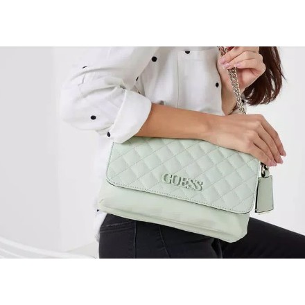 PGBAGS-TAS WANITA GGUESS MIX RANTAI QUILTED TOTEBAG/PREMIUM#345678