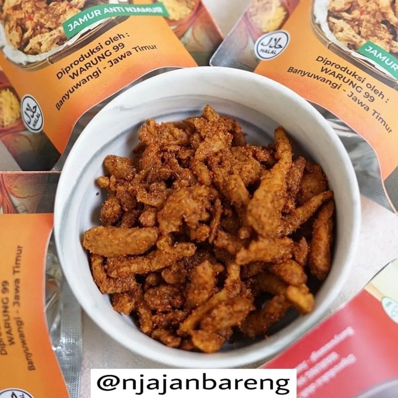 

JAMUR KRISPI / KRIPIK JAMUR / KRIPIK JAMUR GROSIR / KRIPIK JAMUR PEDA / JAMIR KRISPI PEDAS - NJAJANBARENG - NJAJAN 99
