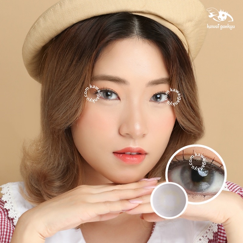 KawaiGankyu Softlens - Princess vonvon gray (1botol)