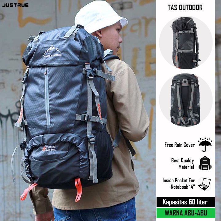 Tas Gunung Keril 60L Tas Ransel Hiking Carrier 60 Liter Tas Camping Outdoor 60ltr 119