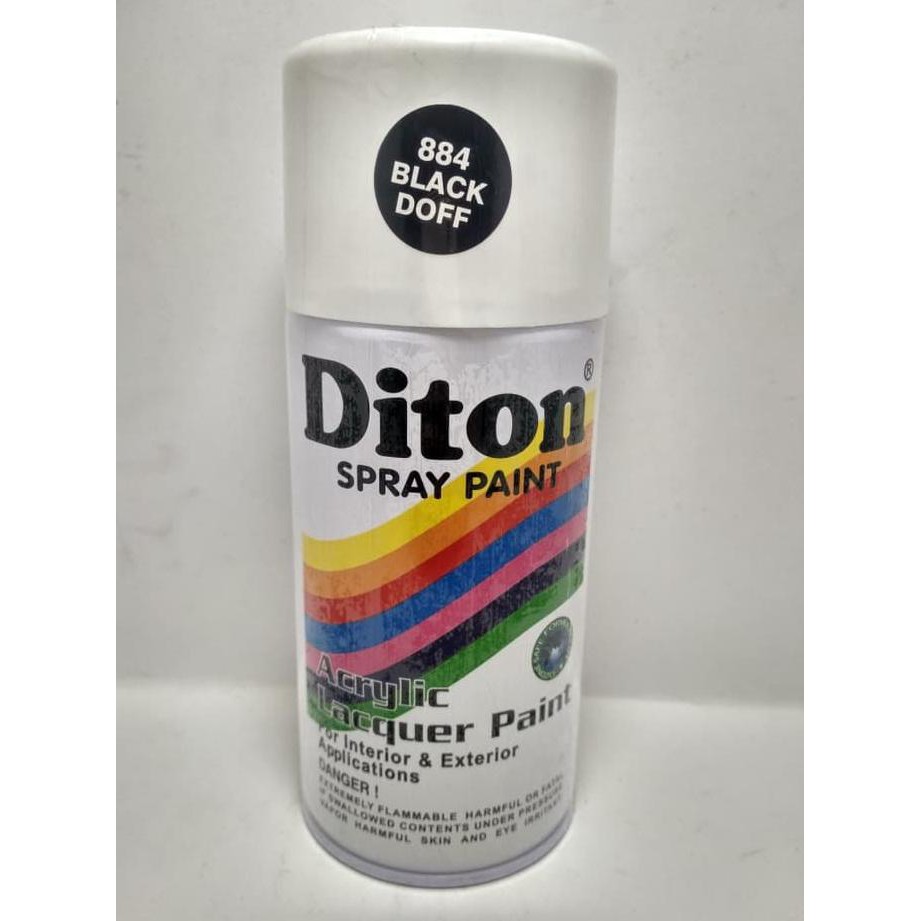 

Cat Semprot Diton Black Doff/Hitam Kikymo90 Dijamin