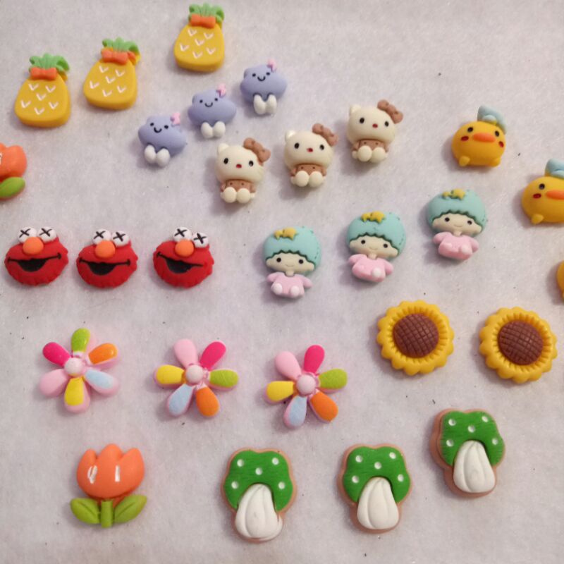 clay lucu bahan aksesoris