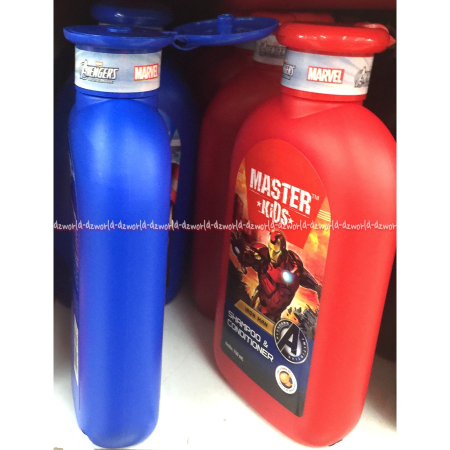 Master kids shampoo &amp; conditioner Anak Super Hero Shampoo Batman VS Superman Masterkid