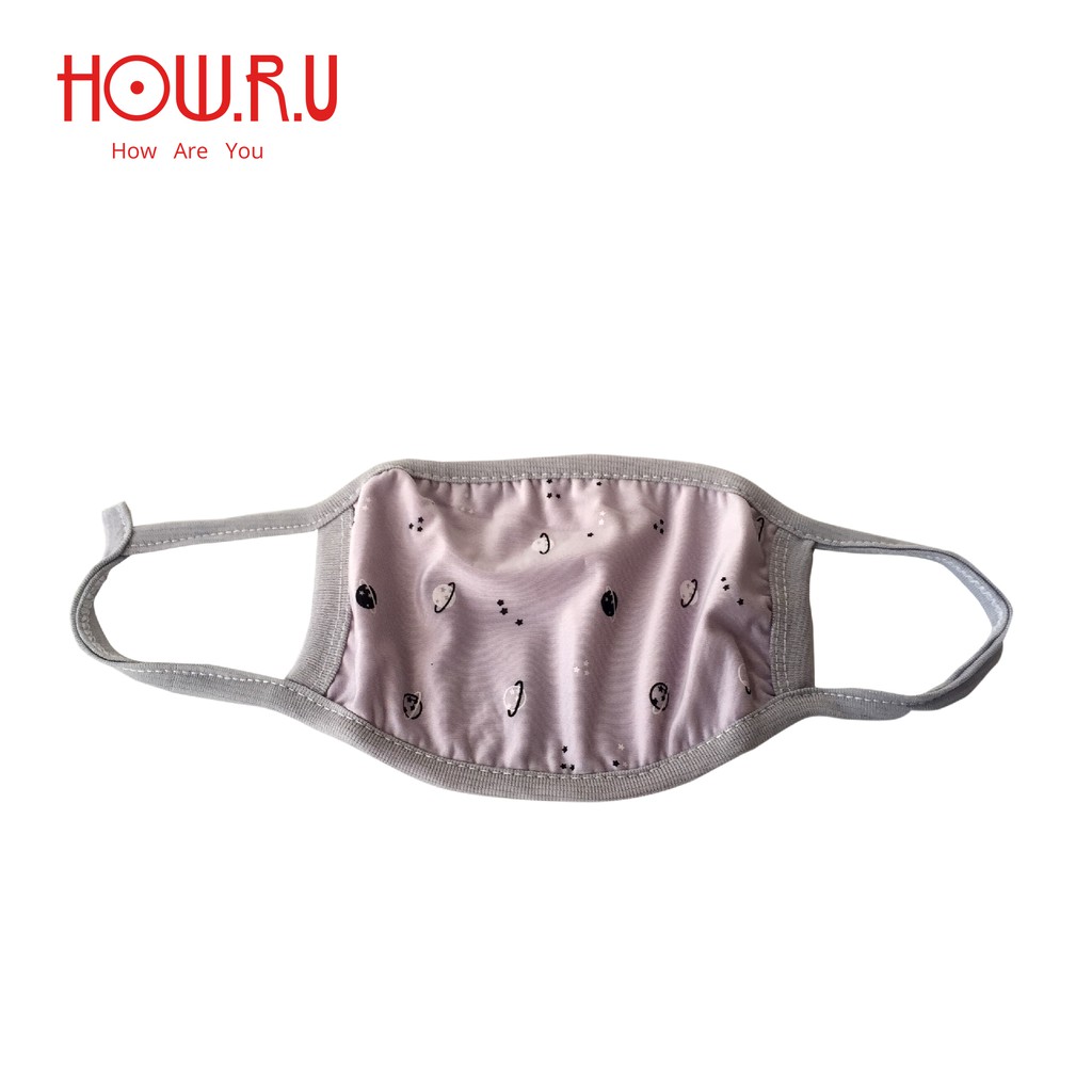 HOW.R.U | Masker Kain Dewasa Pastel Motif Galaxy 0421