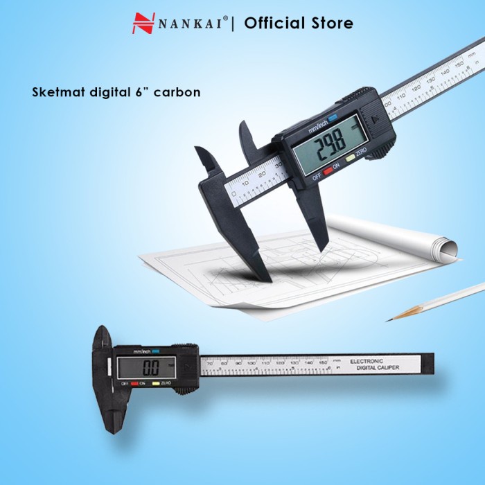 

Sigmat / Sketmat / Jangka Sorong Digital 6" Carbon Nankai