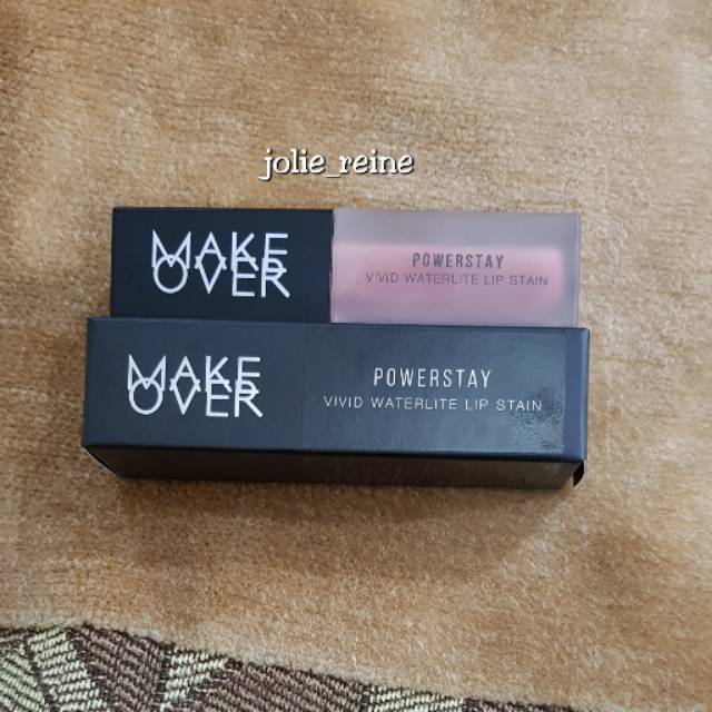 MAKE OVER Makeover Powerstay Vivid Waterlite Lip Stain A08 Plush (Preloved)