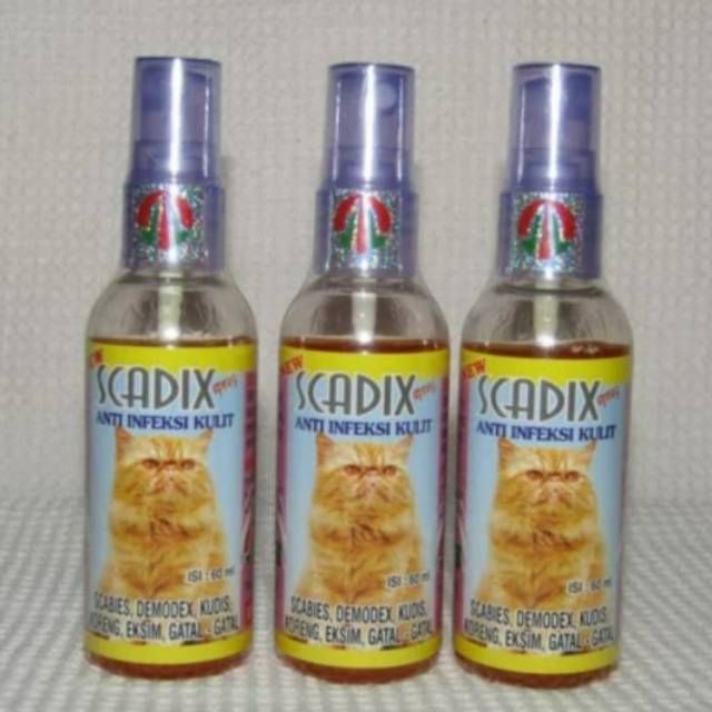 Obat Spray Kucing Anjing &quot;SCADIX&quot; Anti Infeksi Kulit