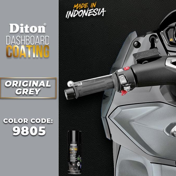 Cat Semprot DITON PREMIUM - DASHBOARD COATING ORIGINAL GREY DC 9805 Termurah