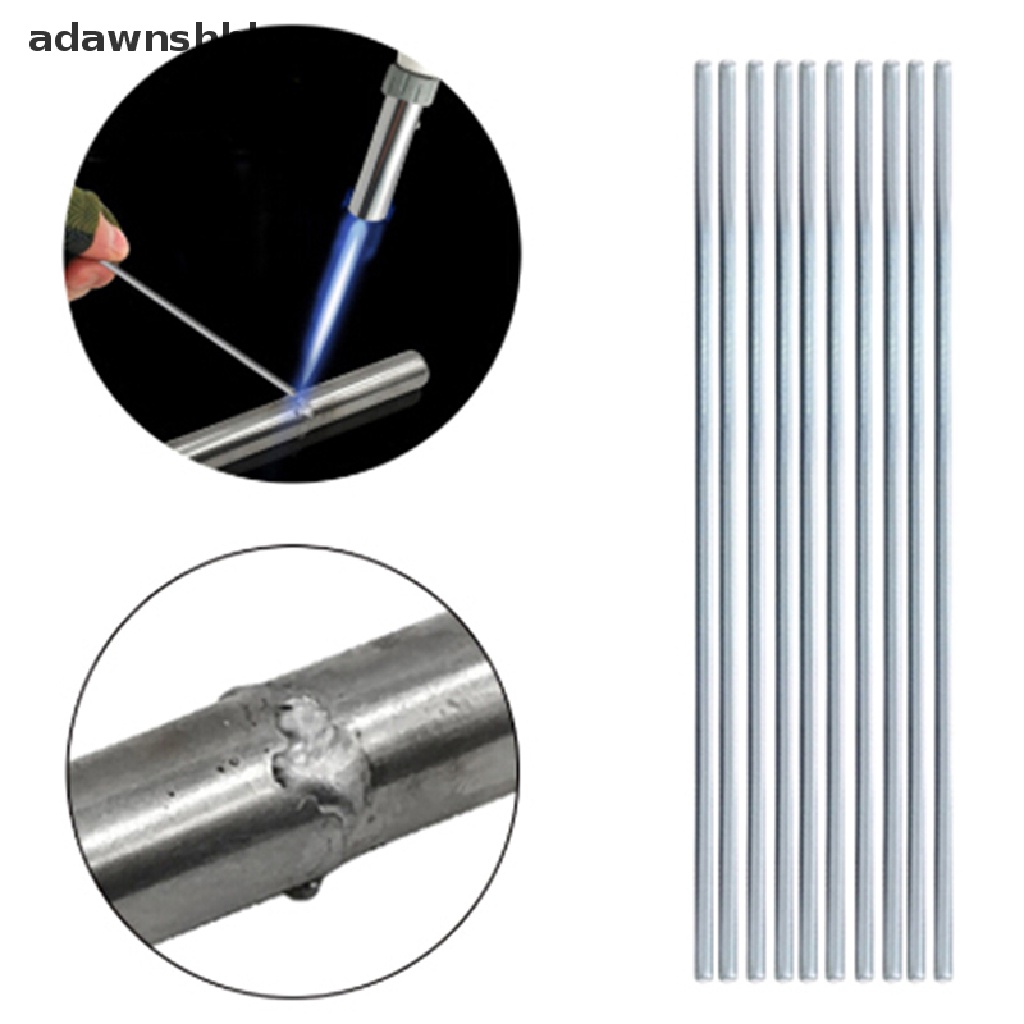 [adawnshbhyu] 10pcs 2mm 1.6mm Kawat Las Aluminium Suhu Rendah Welding Rod