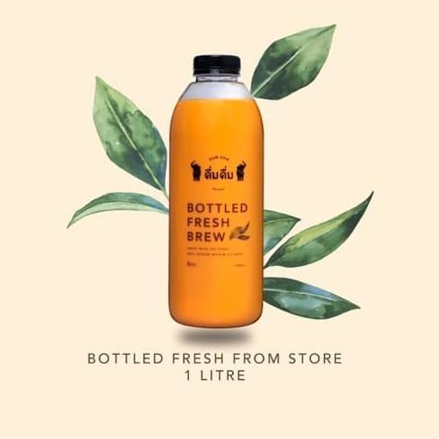 

[ COD ] Dum Dum Thai Tea Bottled 1 Litre (Kurir instant/ sameday only) TERBAIK Kode 679