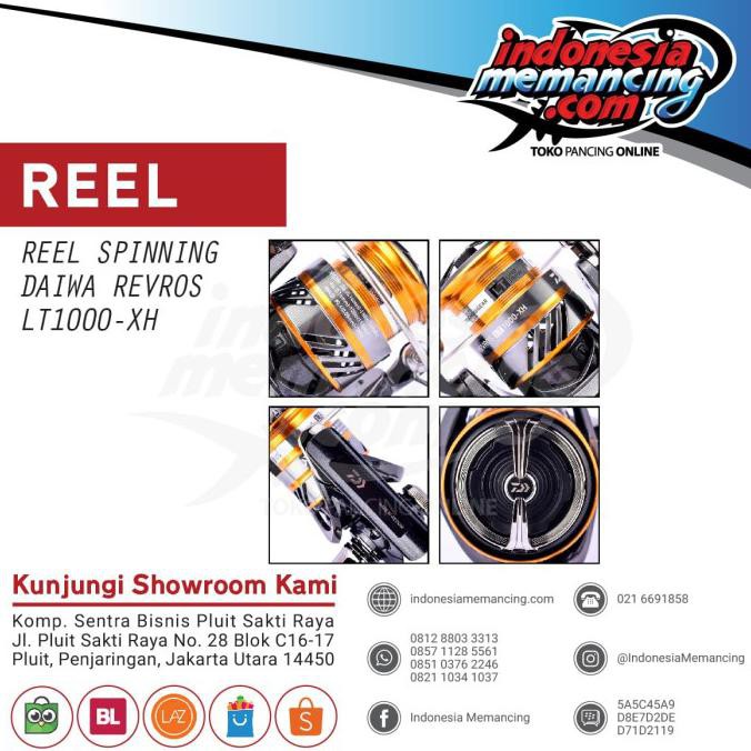 Reel Spinning Daiwa Revros LT 1000 XH