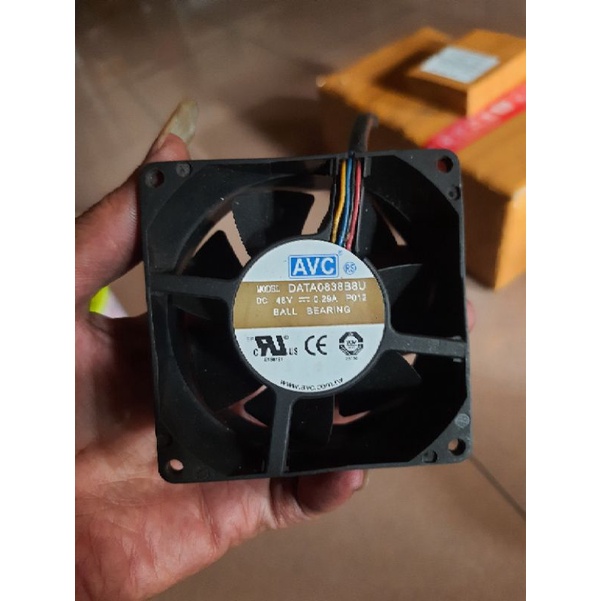 FAN AVC DATA O838B8U DC 48V 0.29A 8CM
