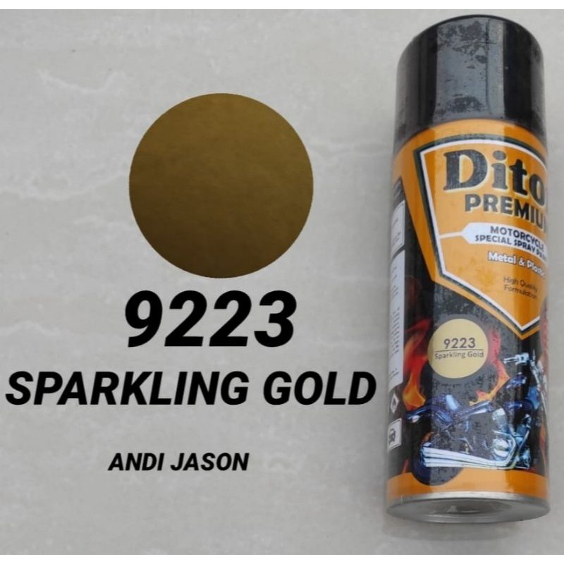 DITON PREMIUM CAT SEMPROT TAHAN BENSIN 400CC 9223 SPARKLING GOLD