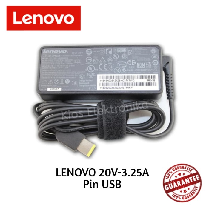 Adaptor Charger Laptop Original Lenovo Ideapad YOGA 11 U330P USB