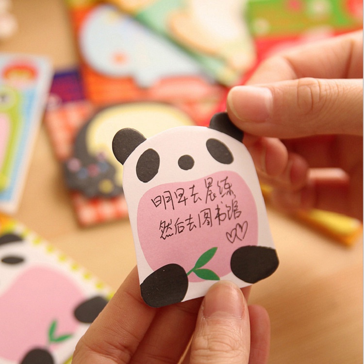 Kertas Memo Karakter Stationary / Sticky Notes Memo Animal