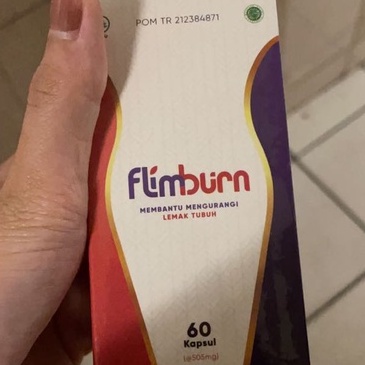 Flimburn 60 Kapsul Pembakar Lemak Fat Burner By Flimty