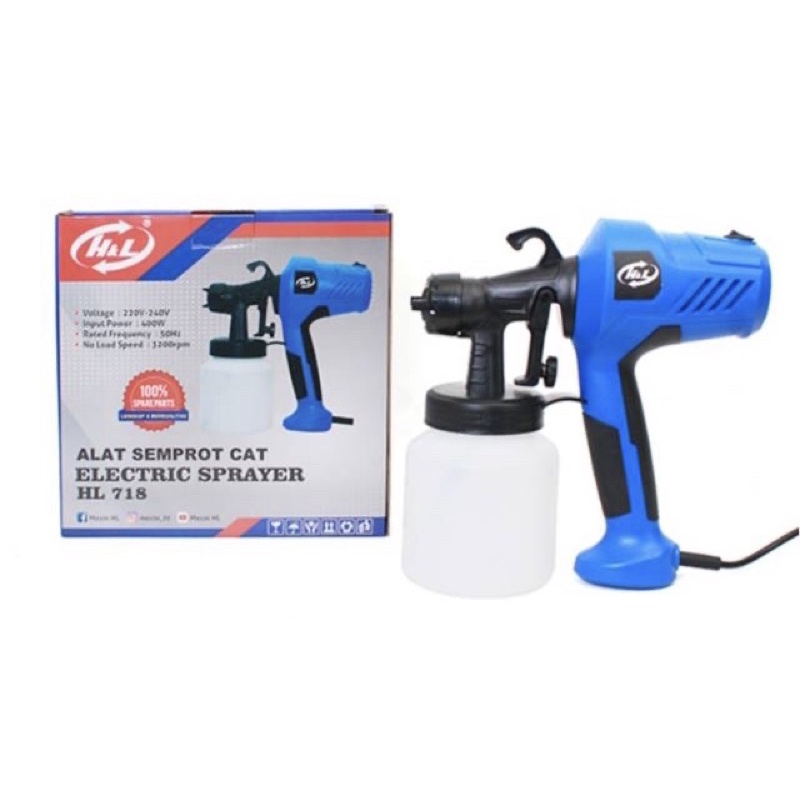 

ALAT SEMPROT CAT ELEKTRIK HL ELECTRIC SPRAY GUN PAINT ZOOM MESIN CAT