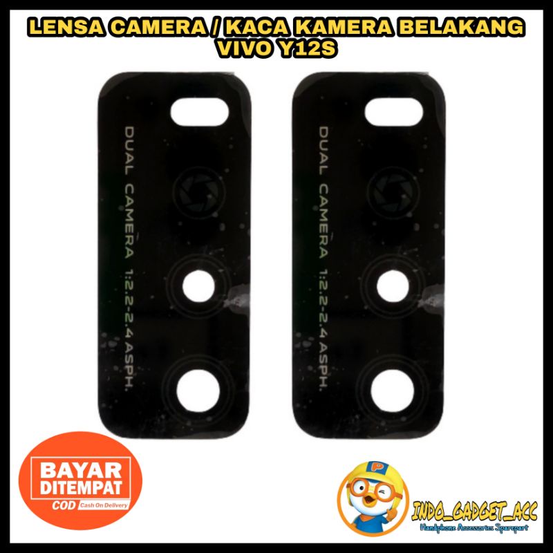 LENSA CAMERA / KACA KAMERA BELAKANG VIVO Y12S
