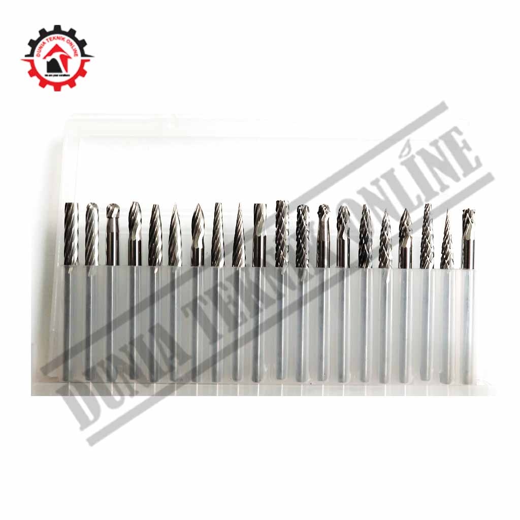 Mata Bor Tuner Tunner Cuner Besi Kayu Mini Die Grinder SET 20PCS