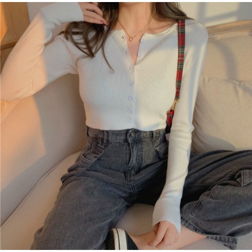 ANGEL shirt crop Rib