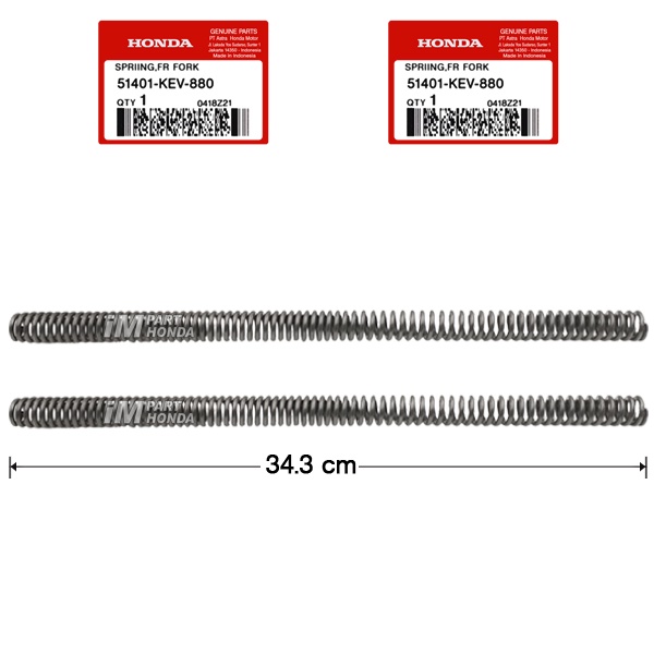 51401-KEV-880 Per Pir Shock Depan Supra X 100 Supra Fit Lama