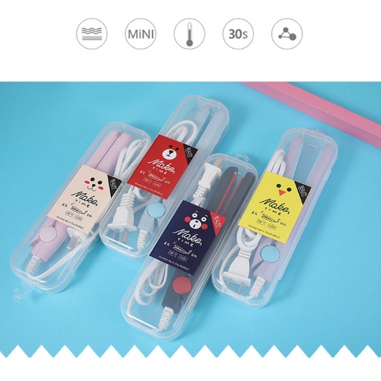 Alat Catokan Rambut Mini Karakter 2 in 1 / Catok Curly Karakter / Kemier Karakter Animals