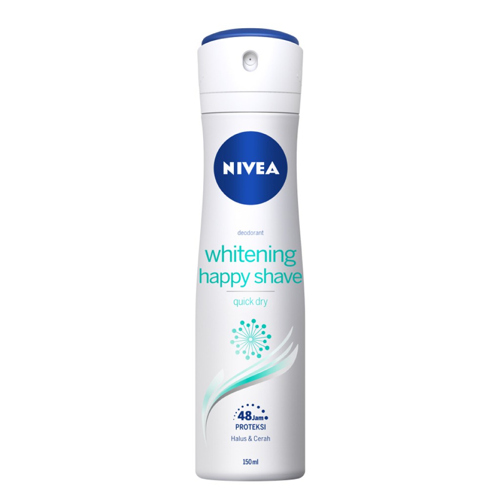 Nivea Whitening Happy Shave Deodorant Spray & Roll On