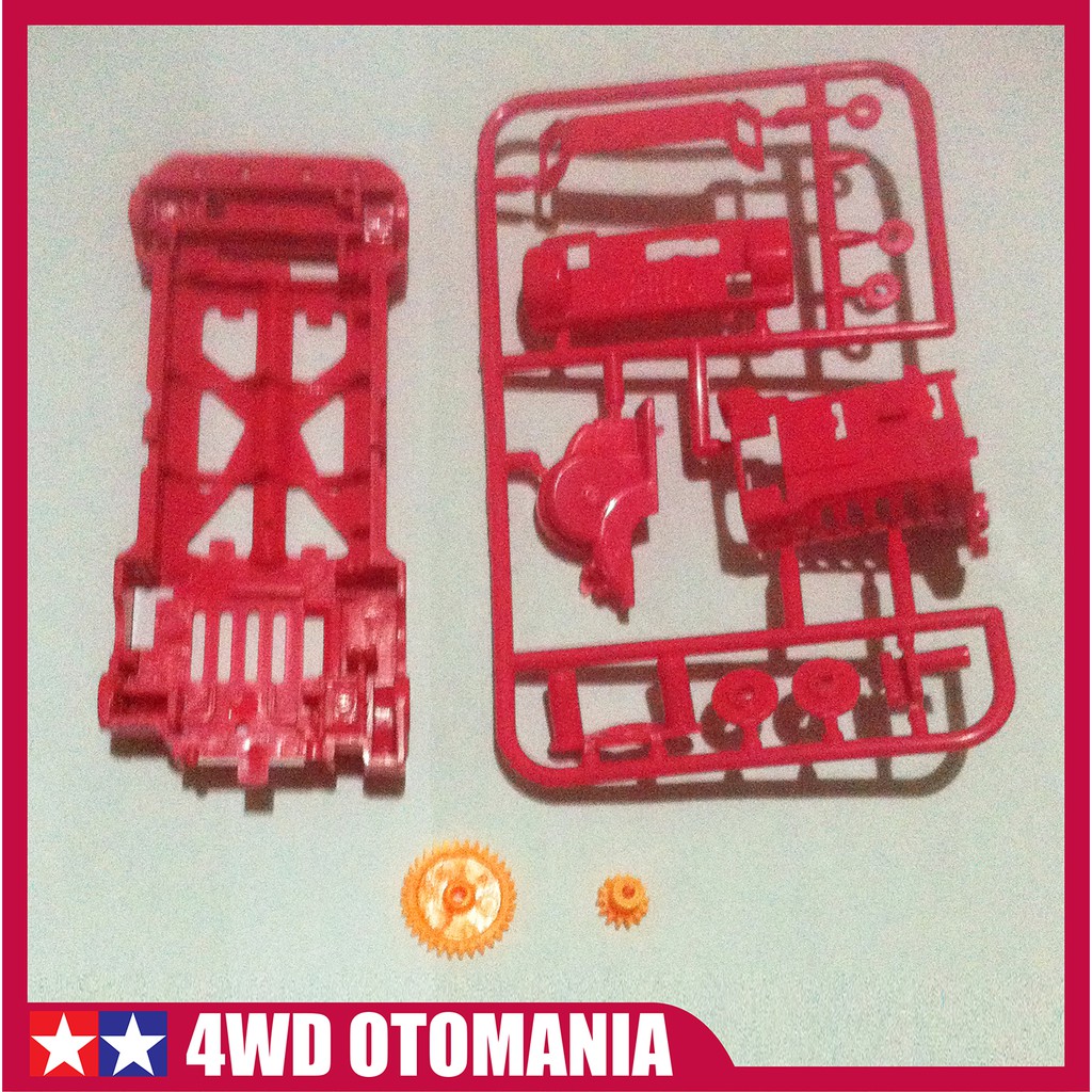 Tamiya # Chassis Super 1 (Buntung) Pink - HJH