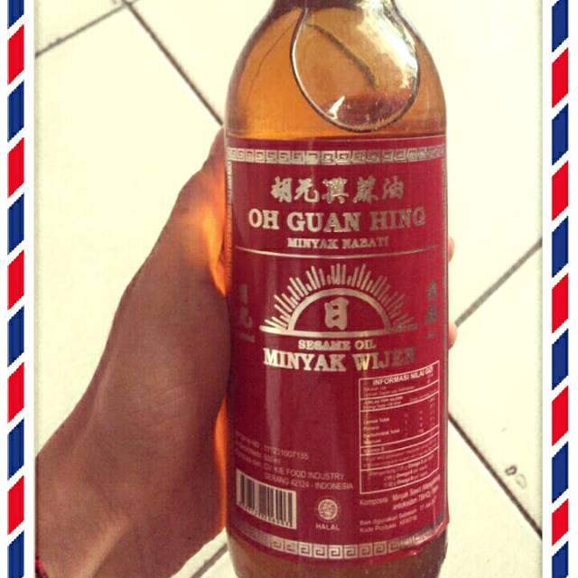 

Minyak Wijen (Sesame Oil) Oh Guan Hing 600ml penyedap makanan bumbu masakan penyedap rasa memasak