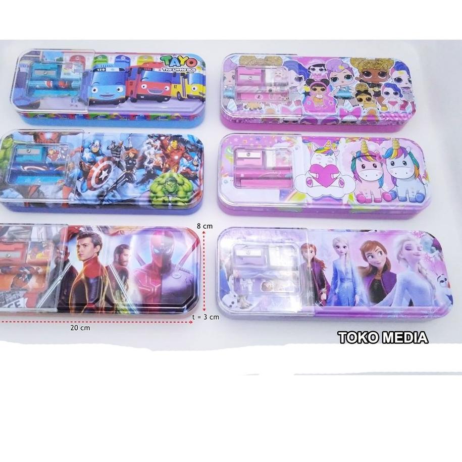 

TMS Kotak Tempat Pensil Anak (Kaleng) Set Dengan Isi Bagus Murah (cc-7100)➽♥ (Big Sale)[Bayar ditempat] ➽