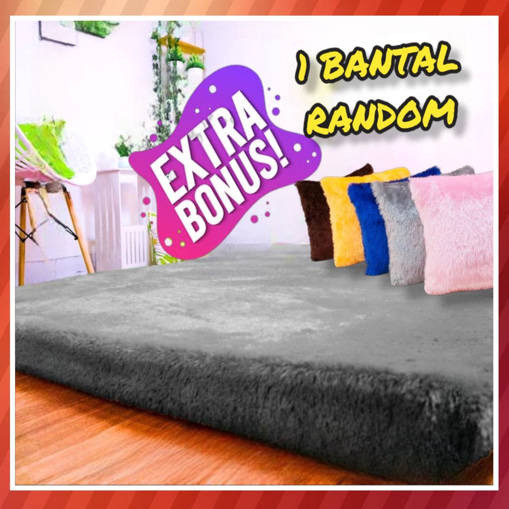 KARPET BULU RASFUR TEBAL 7CM 200X100 KARPET BULU TEBAL ANTI SELIP