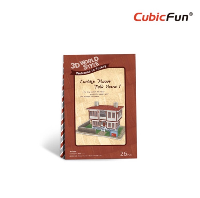 [MURAH] Cubic Fun 3D Puzzle World Style 🇹🇷 Turkey Folk House 1