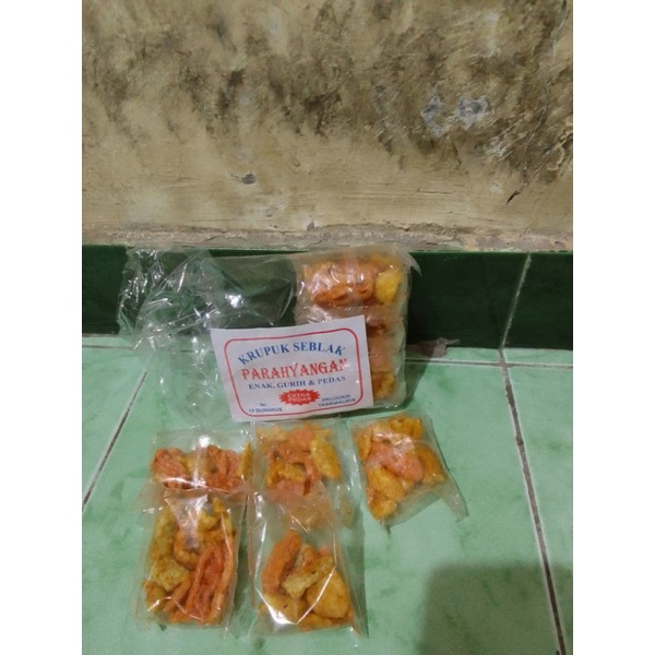 

kerupuk seblak ikan
