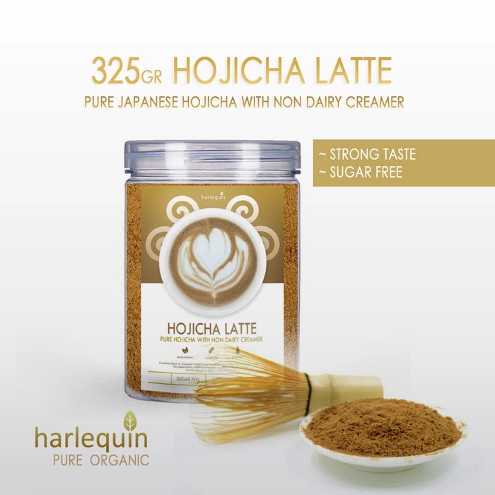 

Hojicha Latte Japan 325 gram Strong Taste Japan Roasted Green Tea