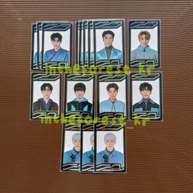 PC / PHOTOCARD NCT 2021 JEWEL UC UNIVERSE CARD (JAEHYUN TAEYONG MARK SUNGCHAN KUN TAEIL JUNGWOO JISU