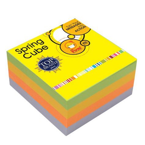 

PRONTO Spring Cube 75 x 75mm 4 Color 400 Sheets