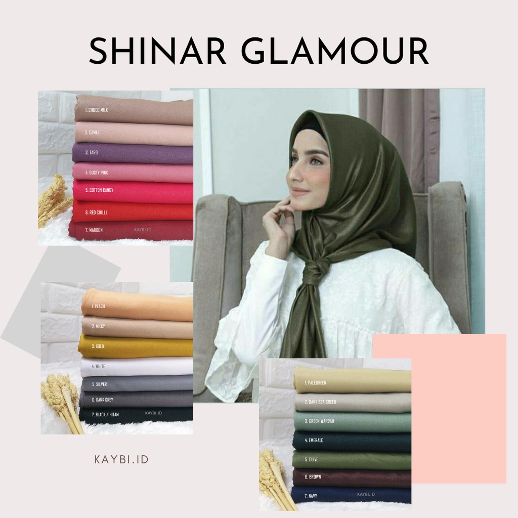 PART 1 SHINAR GLAMOUR GLITER, JILBAB SEGIEMPAT 110x110, JAHIT TEPI-1