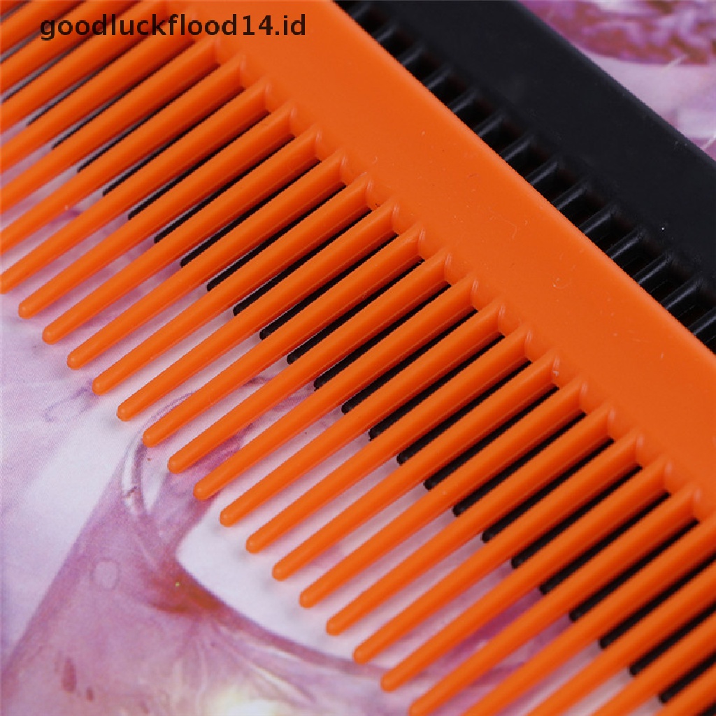 [OOID] 1Pc Plastic Hair Cutting Comb Durable Hair Salon Trimming Comb Hairdressing Tool ID