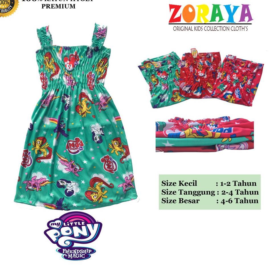  READY BOSKYU  COD Daster Anak  Perempuan Cewek Little Pony 