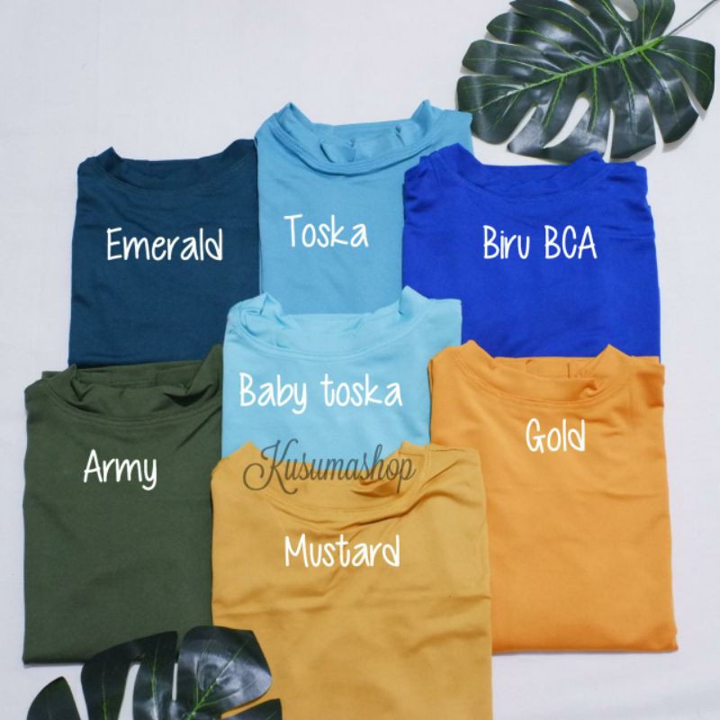 Manset Kaos Anak Bahan Balon Sutra Ukuran M