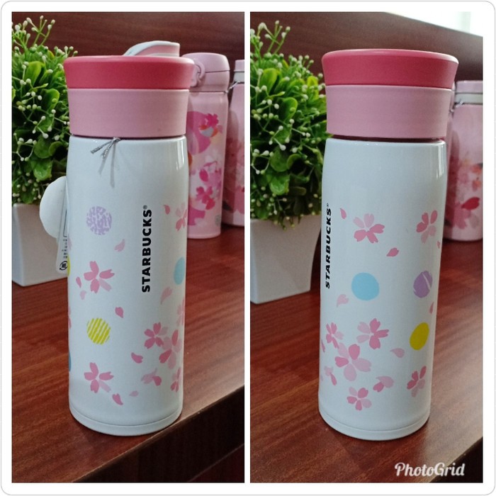 TUMBLER STARBUCKS SAKURA DOTTED LIMITED EDITION ORIGINAL