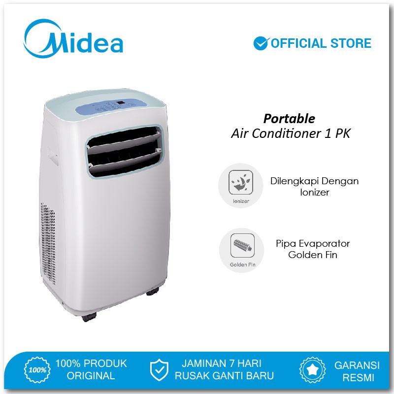 Ac Portable Midea Mpf2 09crn1 Mpf209crn1 1 Pk Indonesia