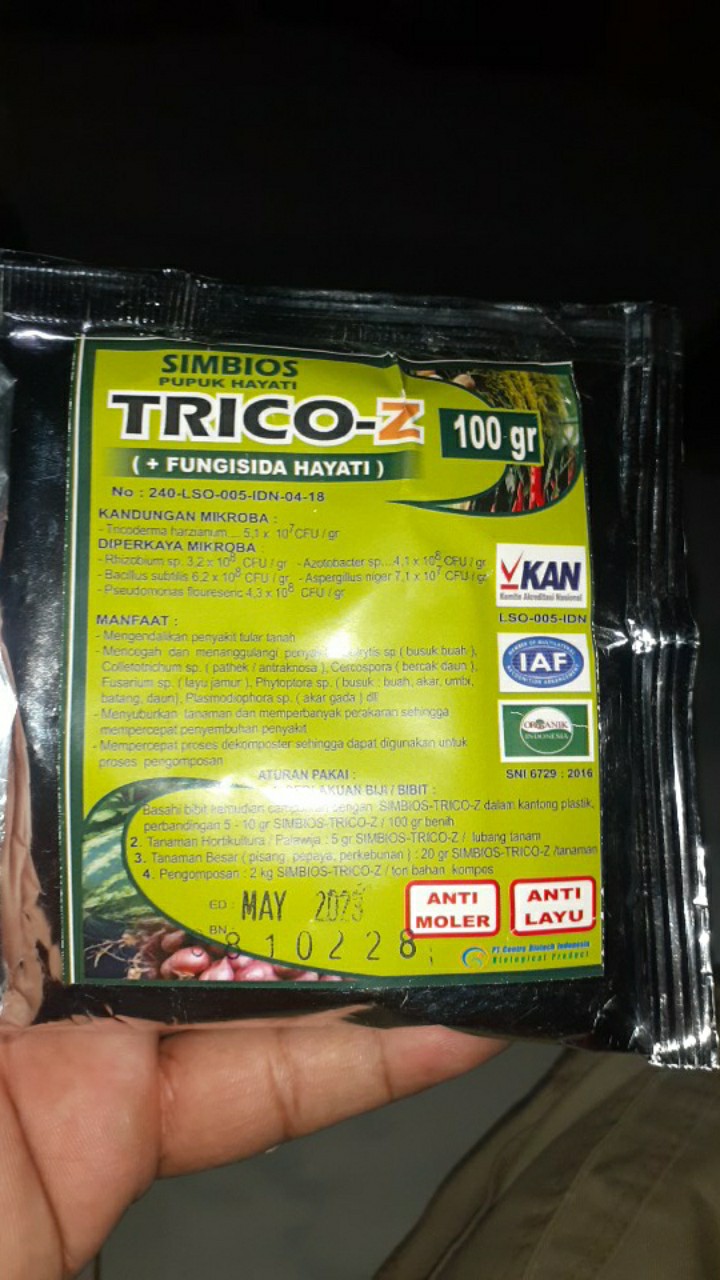 Trico-z Tricoderma Fungisida Hayati Organik