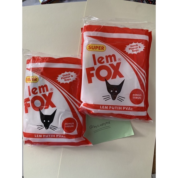 

RK LEM FOX 700 gram / LEM KAYU / LEM PUTIH REFIL