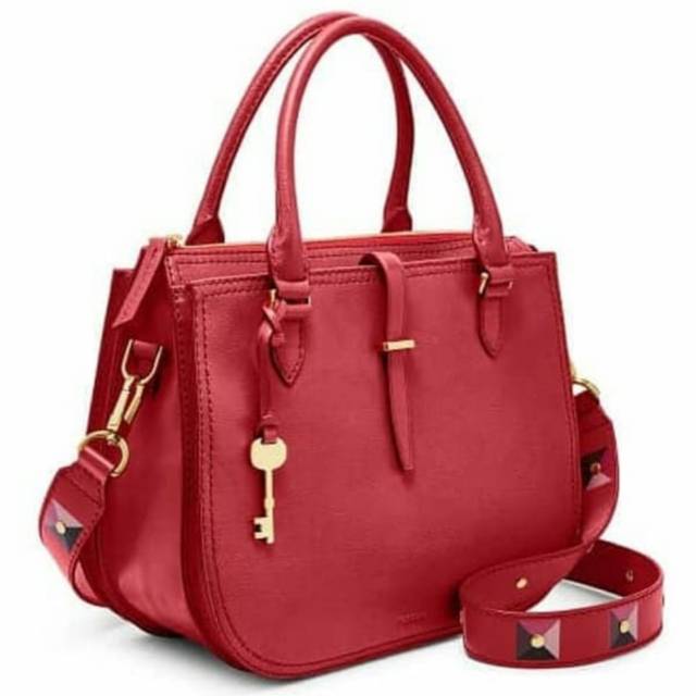 Tas fossil ori ryder poppy red