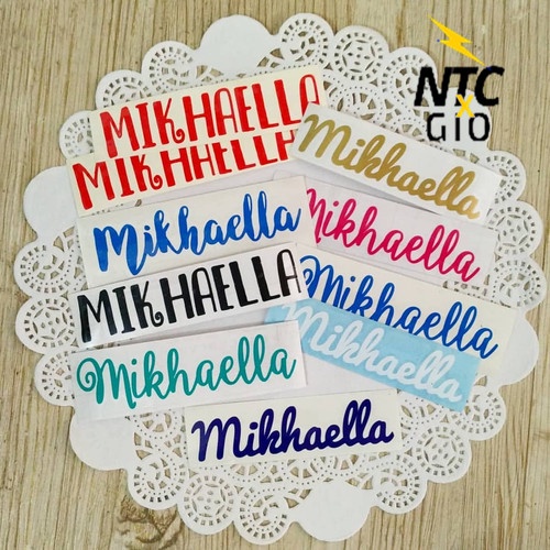 

STIKER CUTTING NAMA CUSTOM (TANPA MINIMAL ORDER ) TIMBUL ANTI AIR NTC