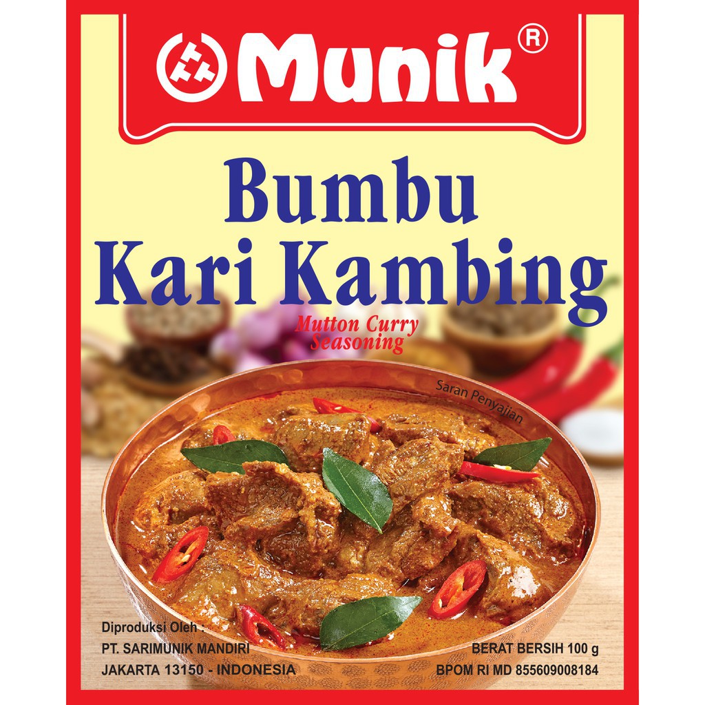 

MUNIK Bumbu Kari Kambing 100 gr