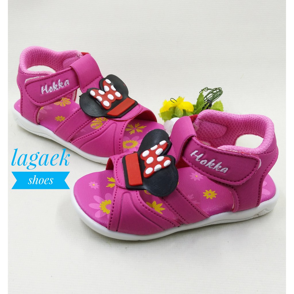 Sepatu Sendal Anak Perempuan Usia 1 2 Tahun Fanta Alas Karet - Sepatu Sendal Anak Cewek Anti Licin Size 22 - 25